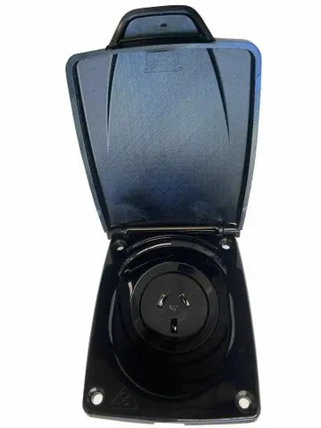 CMS Electracom 10A AC Power Socket Outlet - Black