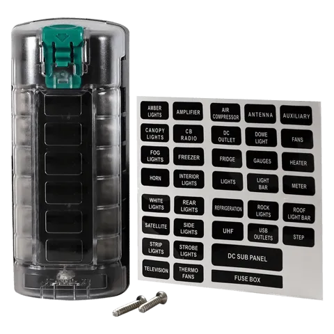 Enerdrive Fuse Block 6 Independent Circuits