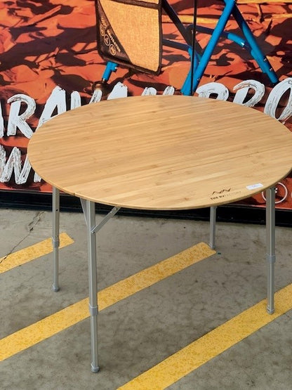 Round Bamboo Table