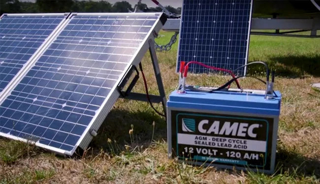 CAMEC 100W FOLDING SOLAR PANEL WITH 15A CONTROLLER SERIES 2
