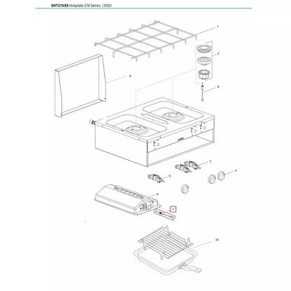 Thetford Hotplate 276 Thermocouple For Grill Compartment SSPA0636