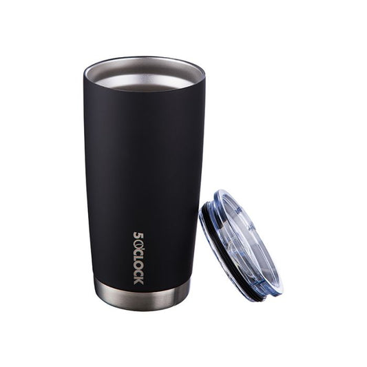 ALCOHOLDER 5 O'CLOCK STAINLESS TUMBLER - MATTE BLACK