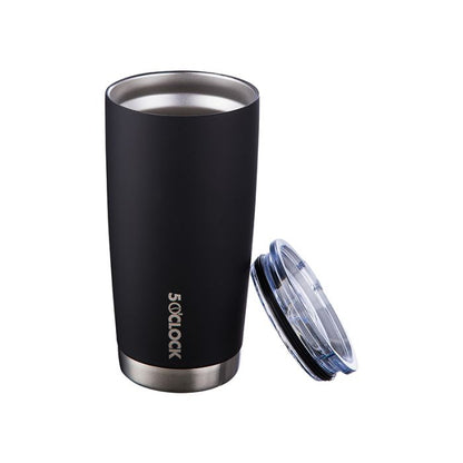 ALCOHOLDER 5 O'CLOCK STAINLESS TUMBLER - MATTE BLACK
