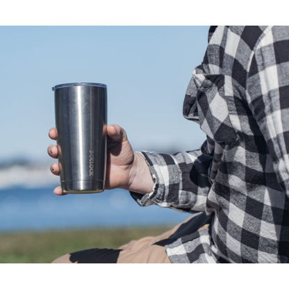 ALCOHOLDER 5 O'CLOCK STAINLESS TUMBLER - STAINLESS STEEL