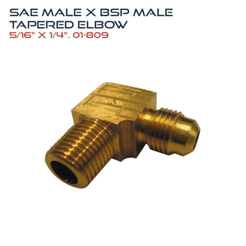 No 8 5/16x1/4 Flare Elbow