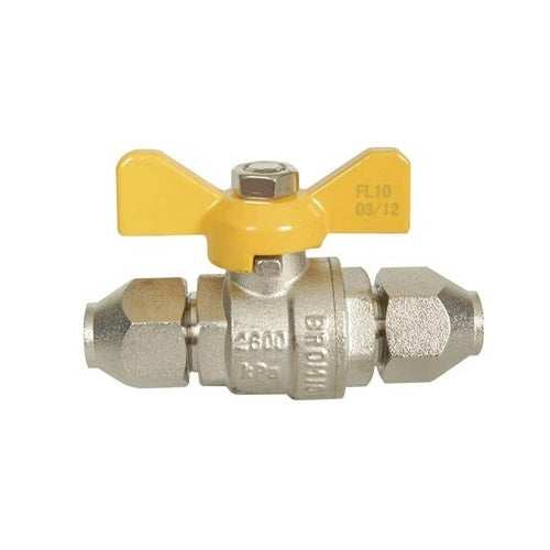 1/2 Dbl Flare BSP Ball Valve 60 Deg. Bsp Flare