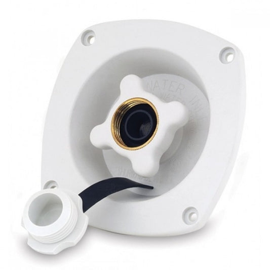 Shurflo Flush Mount Water Pressure Regulator - White