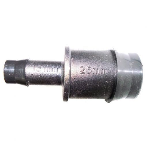 Plastic Barbed reducing joiner 25mm x 13mm