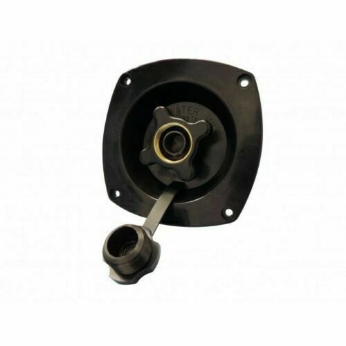 Shurflo Flush Mount Water Pressure Regulator - Black
