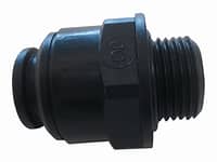 JG 12MM 3/8" STRAIGHT ADAPTER MALE PLASTIC