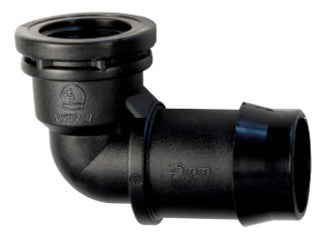 THREADED ELBOW 25MM BARBED x 1/2" BSP FEMALE