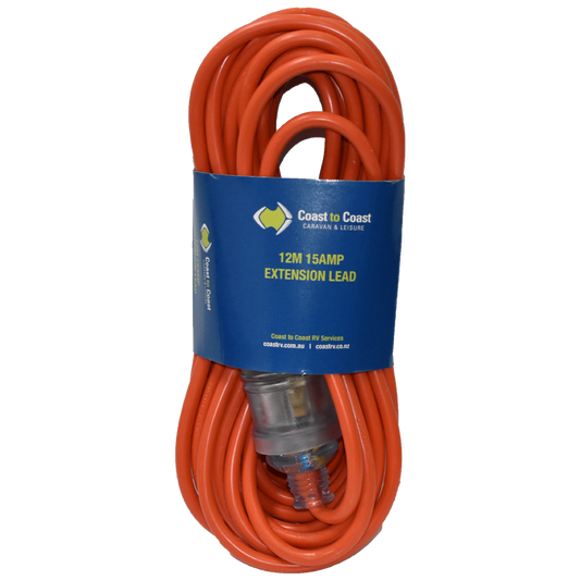 Coast 8m/12m/17m 15AMP Heavy Duty Extension Lead
