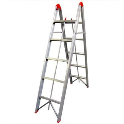 5 step aluminium collapsible box stick ladder