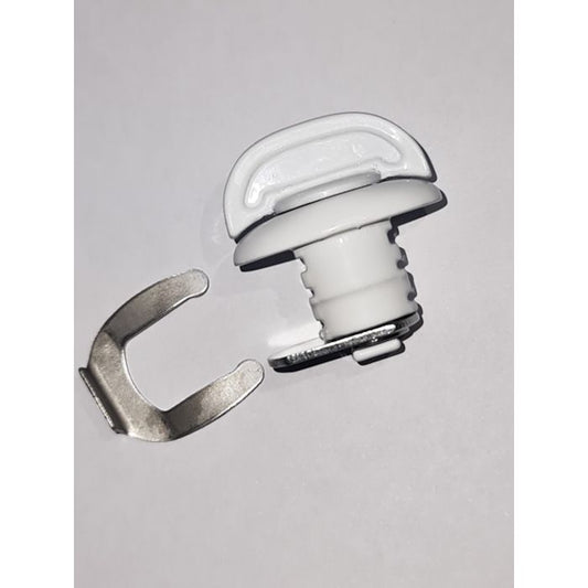 Front Window Shield Lock - White & Black