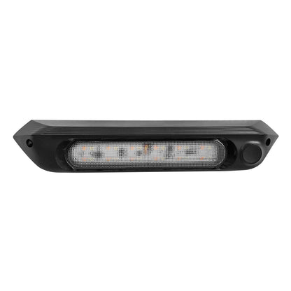 287mm DUAL LED LIGHT 12V AWNING LIGHT AMBER/WHITE LIGHTS BLACK
