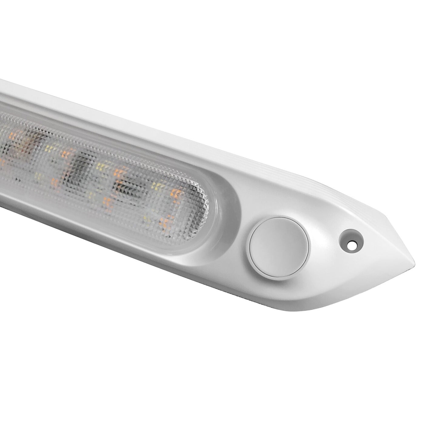 287mm DUAL LED LIGHT 12V AWNING LIGHT AMBER/WHITE LIGHTS WHITE
