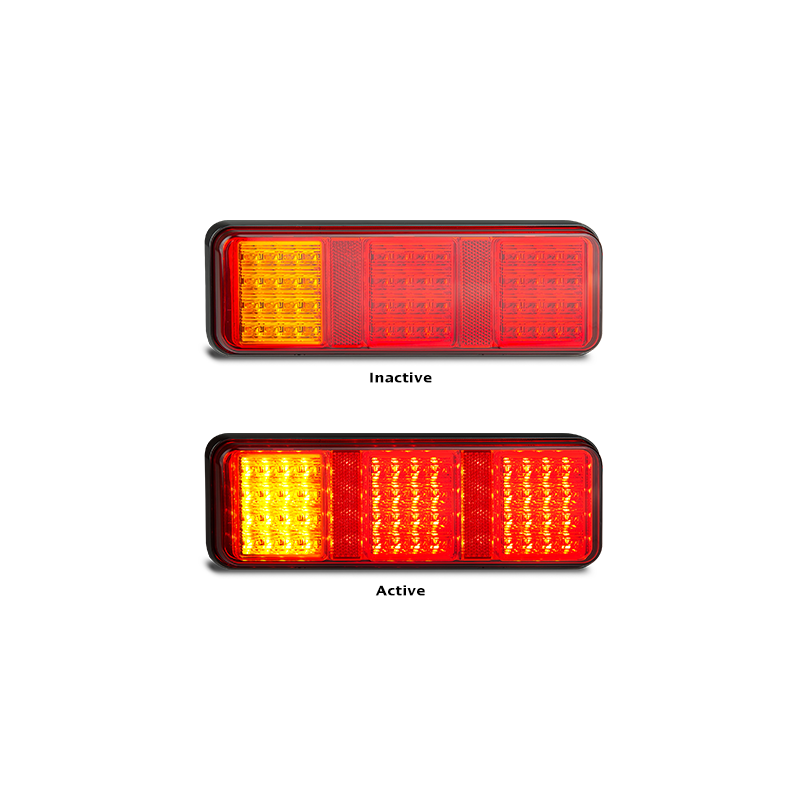 LED Autolamps Stop/Tail & Indicator Lamp with Reflex Reflectors 283ARRM