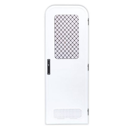 Odyssey Door - 2 Radius Corners - 1750mm x 622mm - Right Hand Hinge - White