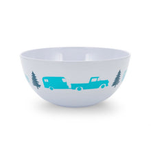 Load image into Gallery viewer, Camco Melamine Dinnerware Trailer/Tree Pattern
