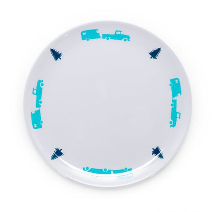 Camco Melamine Dinnerware Trailer/Tree Pattern