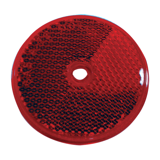 Coast Round Reflex Reflector - Red