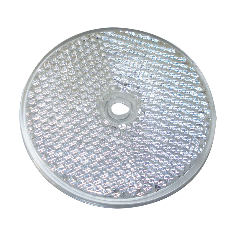 Coast Round Reflex Reflector - Clear