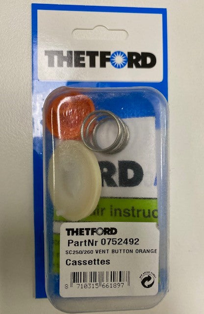 THETFORD 0752492- SC250/260 VENT BUTTON ORANGE  