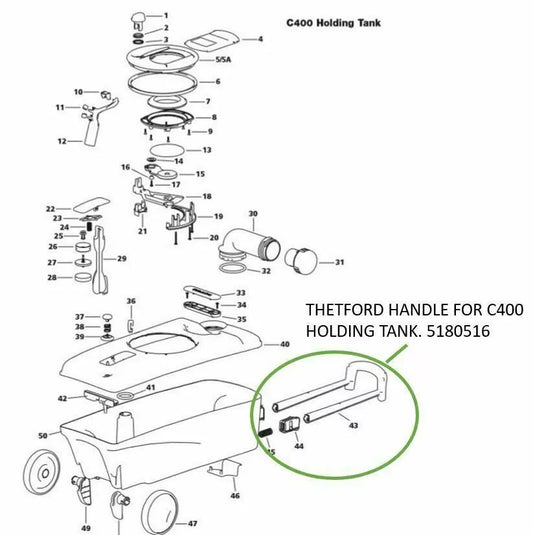 SC400/500 PULL HANDLE 5180516