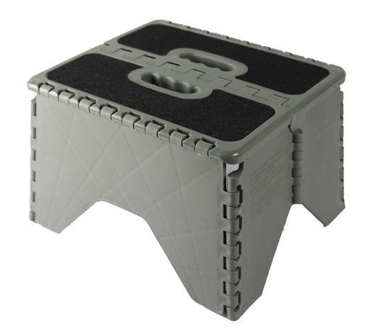 Heavy Duty Grey Folding Stool