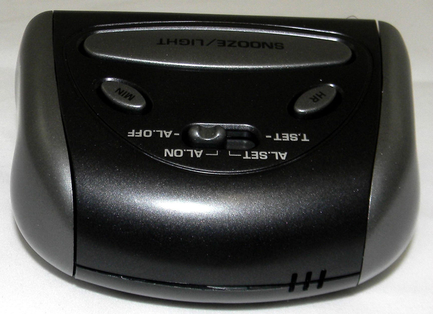 LCD Alarm Clock BLACK