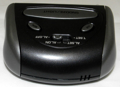 LCD Alarm Clock BLACK