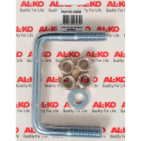 ALKO Jockey Wheel – U Bolt Set – Suit Draw Bar 75mm x 50mm – 626262