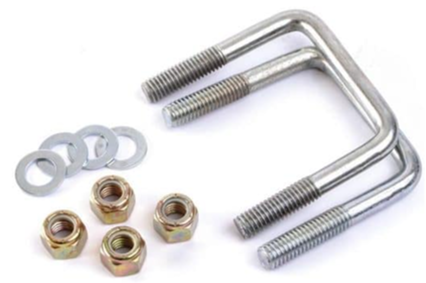 ALKO Jockey Wheel – U Bolt Set – Suit Draw Bar 75mm x 50mm – 626262