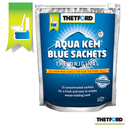 THETFORD AQUA KEM BLUE SACHETS – 15PK