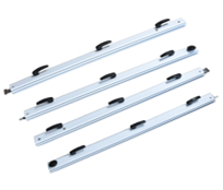 Load image into Gallery viewer, Aussie Traveller Aluminium Anti Flap Kit Black/White
