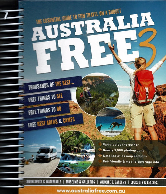 Australia Free 3: The Ultimate Guide for the Budget Traveller Spiral-bound