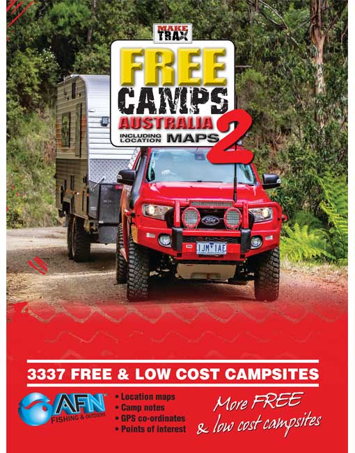 MAKE TRAX FREE CAMPS AUSTRALIA 2 LOCATION MAPS