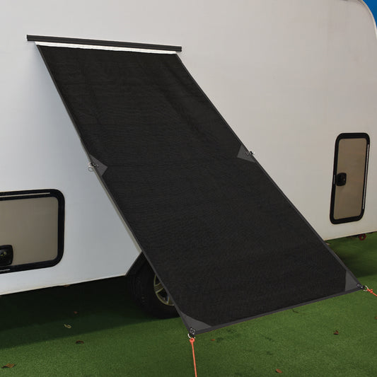 Coast Black Fridge Vent Suncreen w/ Black Sail Track