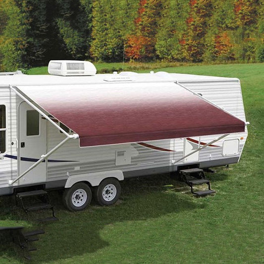 Carefree 14ft BURGUNDY Shale Fade Roll Out Awning (No Arms)