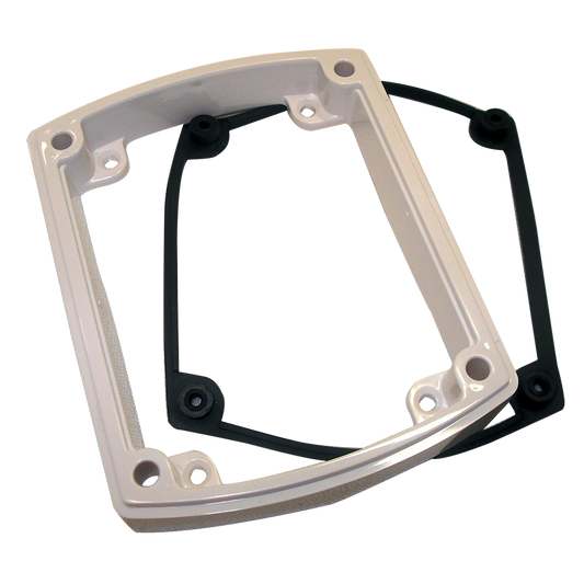 Clipsal Mounting Flange For Inlet/Outlet - White
