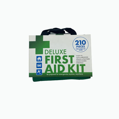 DELUXE FIRST AID KIT (210 PIECES)