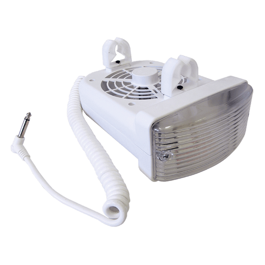 Jayco Clip On Fan and Light Combo (White)
