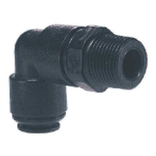 John Guest 12mm Plastic Swivel Elbow Male 1/2" BSPT