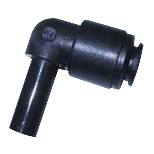 John Guest Plastic Stem Elbow 12mm Connector