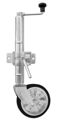 MEDIUM JOCKEY WHEEL WITH CLAMP