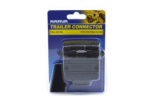 Narva 12 Pin Flat Plastic Trailer Socket