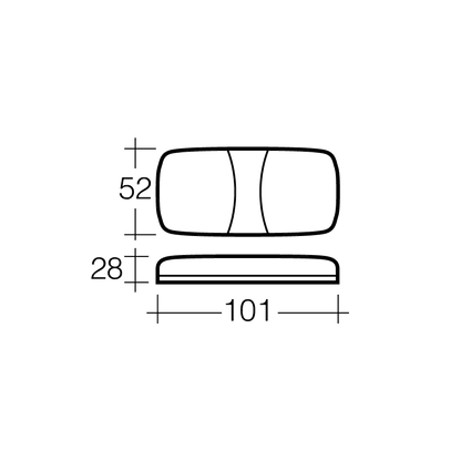 Narva Front End Outline Marker and Front Position (Side) Lamp (Clear)