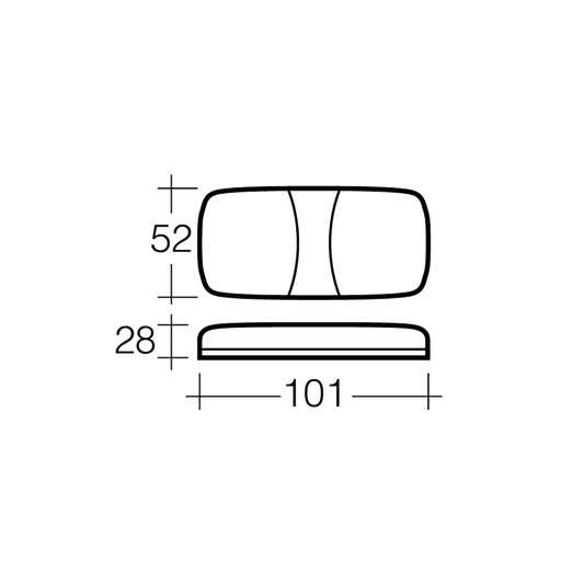 Narva Front End Outline Marker and Front Position (Side) Lamp (Clear)