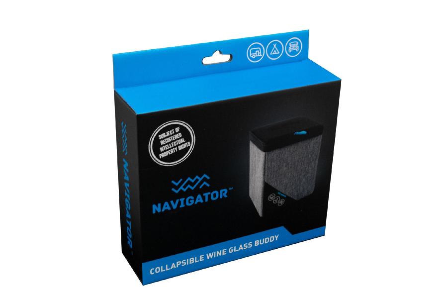 NAVIGATOR COLLAPSIBLE WINE GLASS BUDDY