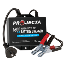 Load image into Gallery viewer, PROJECTA Automatic 12V 1600mA 2 Stage Battery Charger
